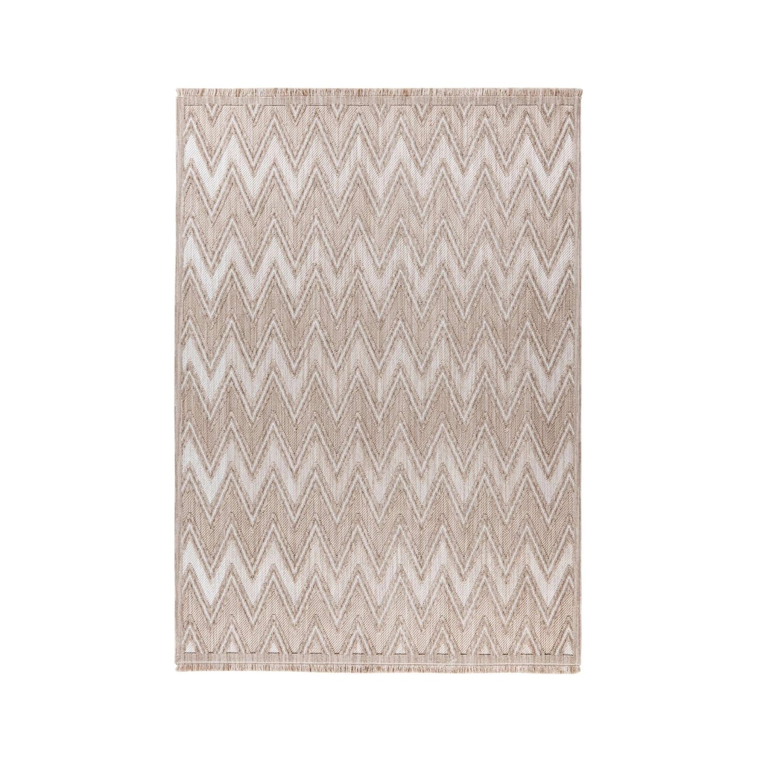 MeGusta Kurzflor Teppich Modern Beige 160x230 cm Carmen günstig online kaufen
