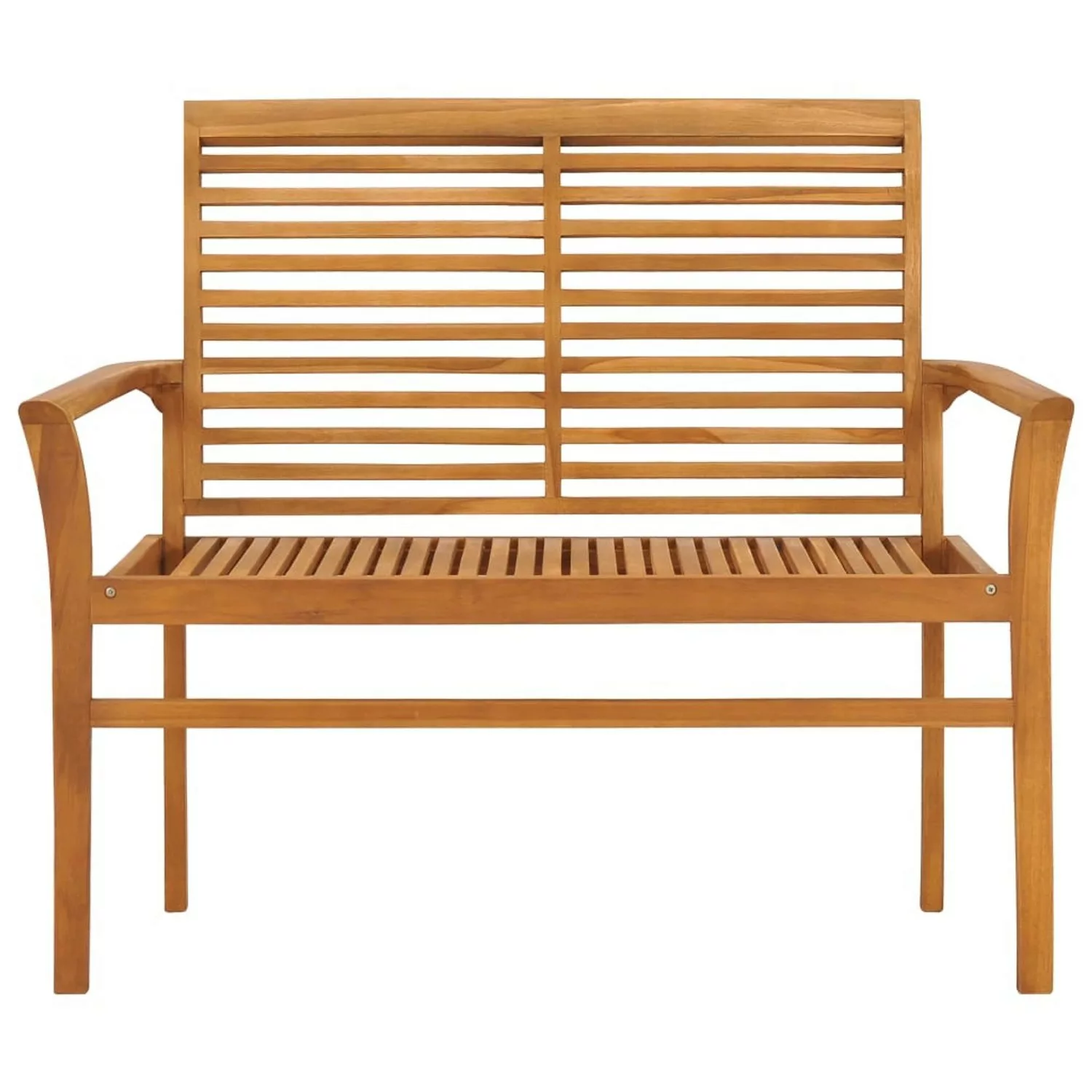 Gartenbank 112 Cm Massivholz Teak günstig online kaufen