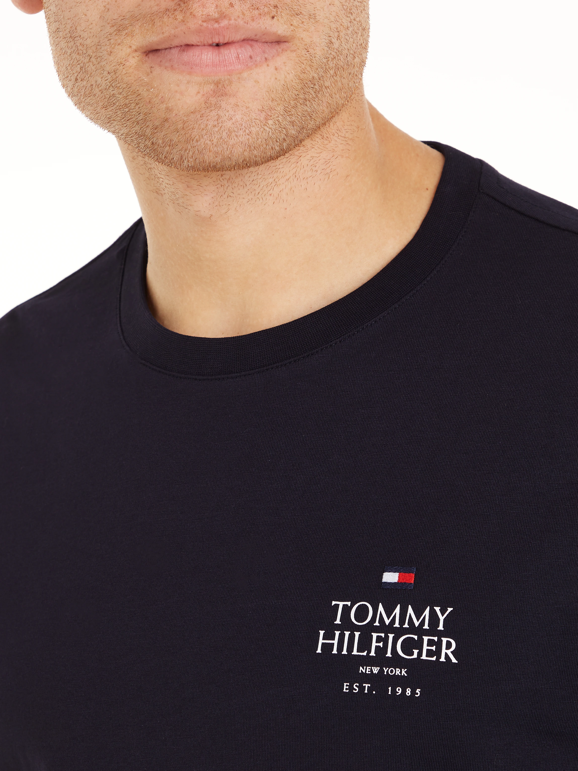 Tommy Hilfiger Longsleeve HILFIGER STACK LS TEE günstig online kaufen