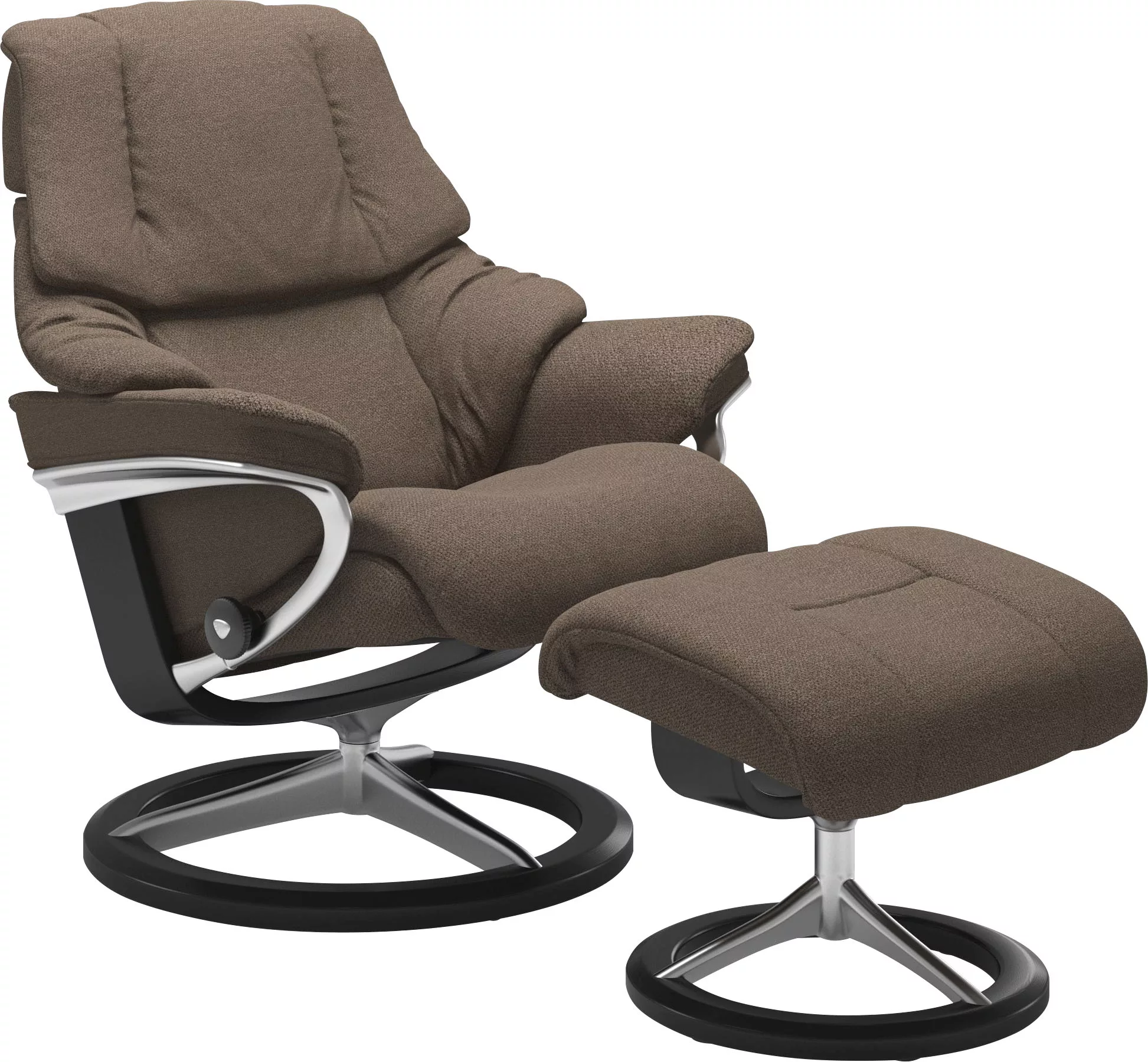 Stressless® Relaxsessel »Reno«, (Set, Relaxsessel mit Hocker), mit Hocker, günstig online kaufen