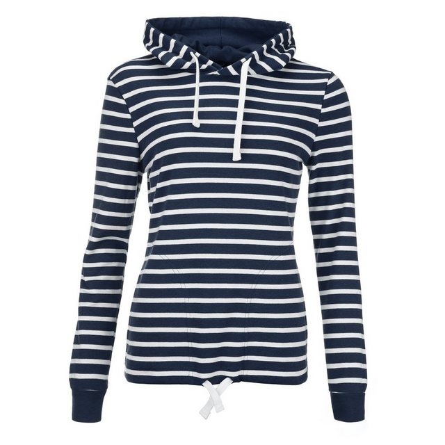 modAS Kapuzenpullover Damen Kapuzenshirt Maritim gestreift - Langarmshirt S günstig online kaufen