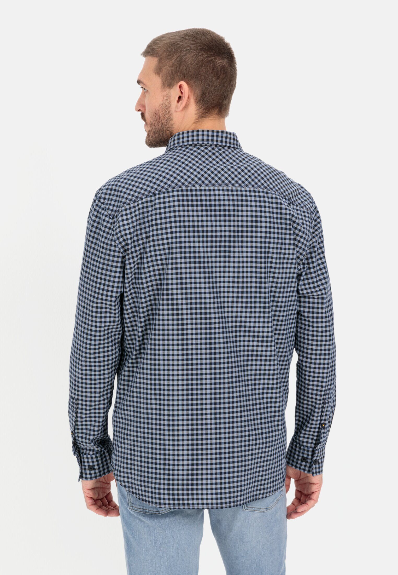 camel active Karohemd mit Button-Down-Kragen günstig online kaufen