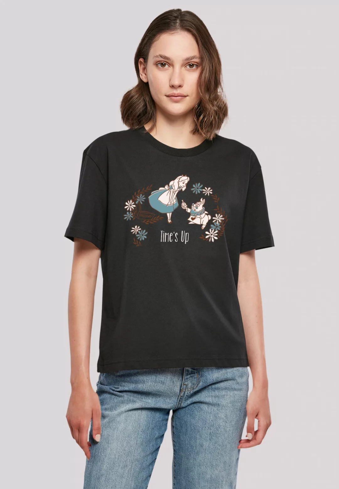 F4NT4STIC T-Shirt "Disney Alice im Wunderland Times Up" günstig online kaufen
