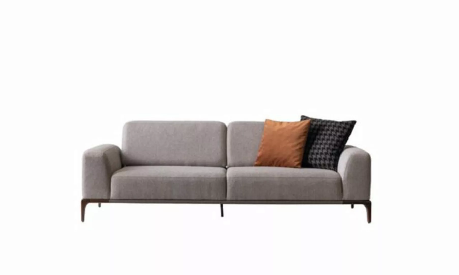 Xlmoebel Sofa Wohnzimmer Sofa 3 Sitzer Design Stil Möbel Moderne Sofas grau günstig online kaufen