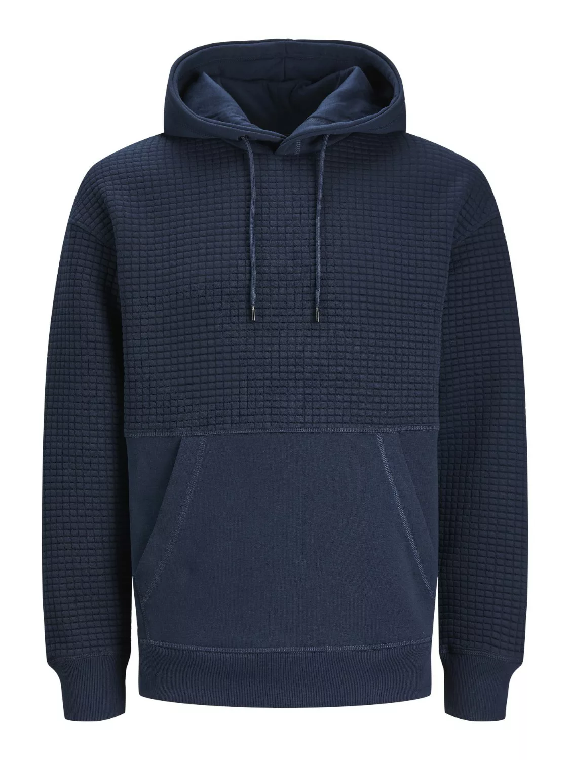 Jack & Jones Herren Hoodie Kapuzenpullover JCOBLACK STRUCTURE- Relaxed Fit günstig online kaufen