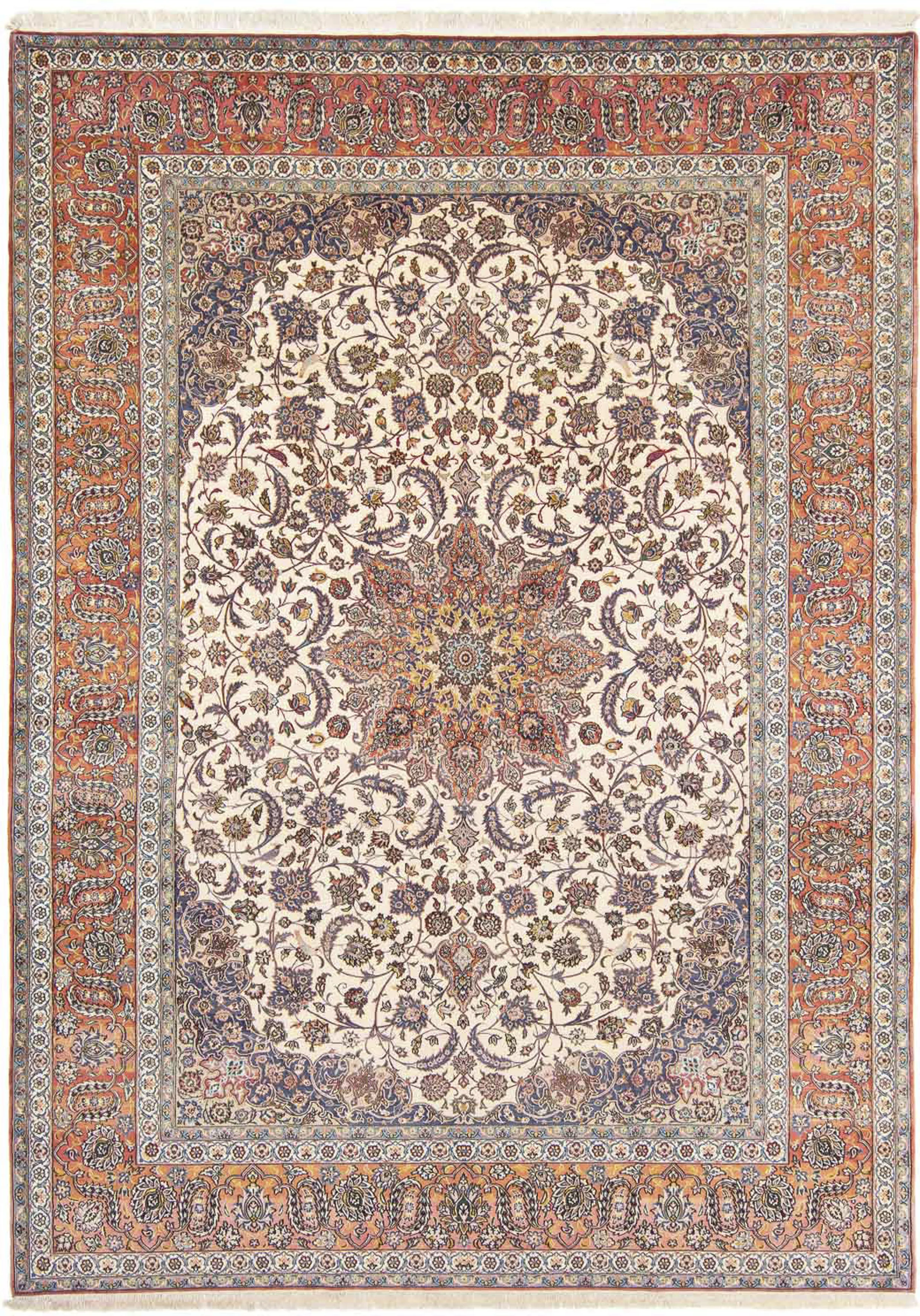 morgenland Orientteppich »Perser - Isfahan - Premium - 362 x 255 cm - beige günstig online kaufen