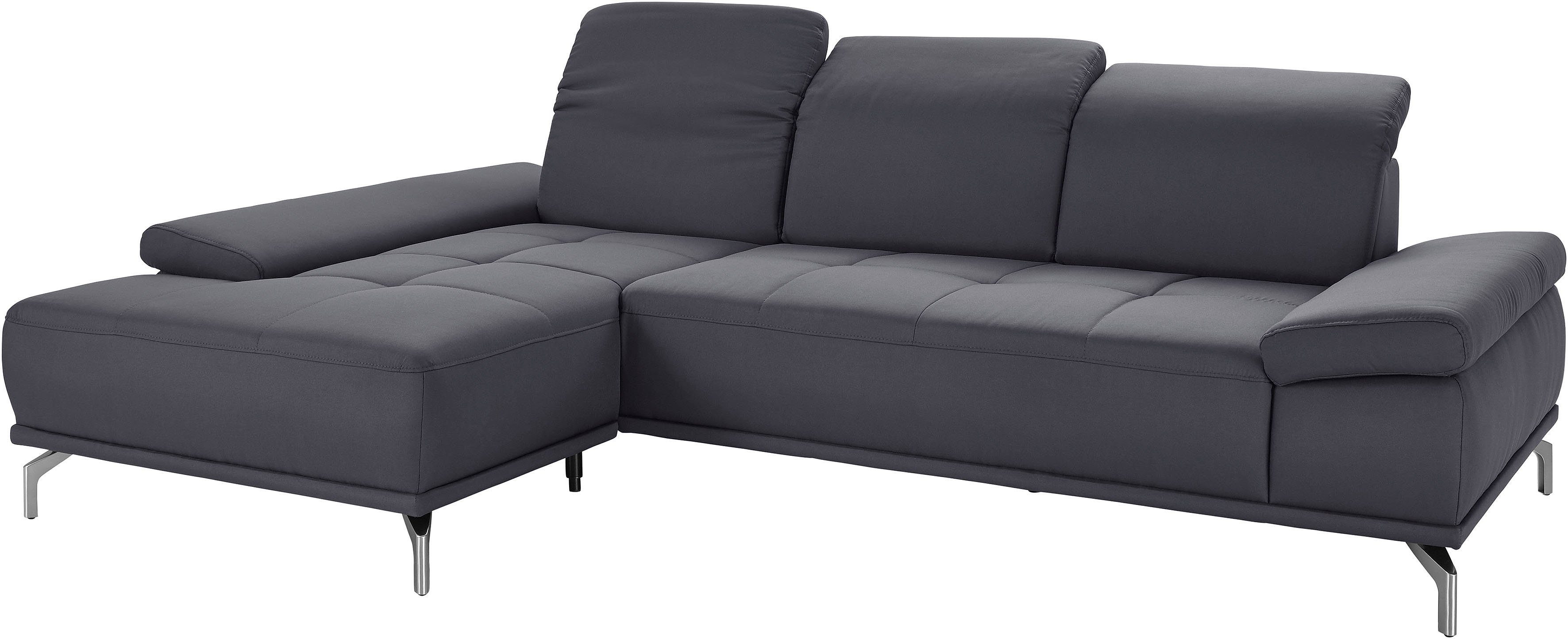 Places of Style Ecksofa "Caluna", Inkl.Sitztiefenverstellung, wahlweise mit günstig online kaufen