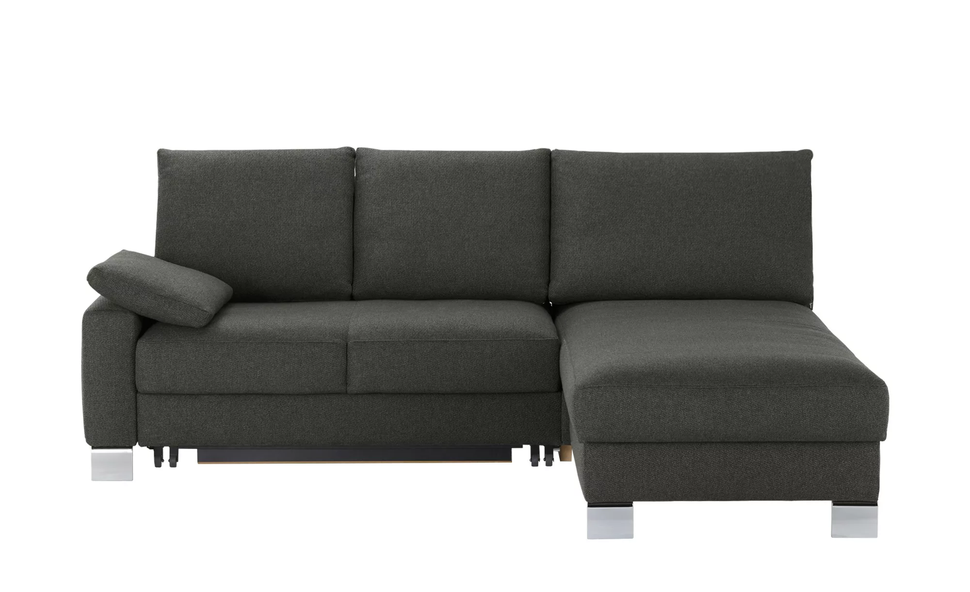 Ecksofa - schwarz - 218 cm - 90 cm - 180 cm - Polstermöbel > Sofas > Ecksof günstig online kaufen