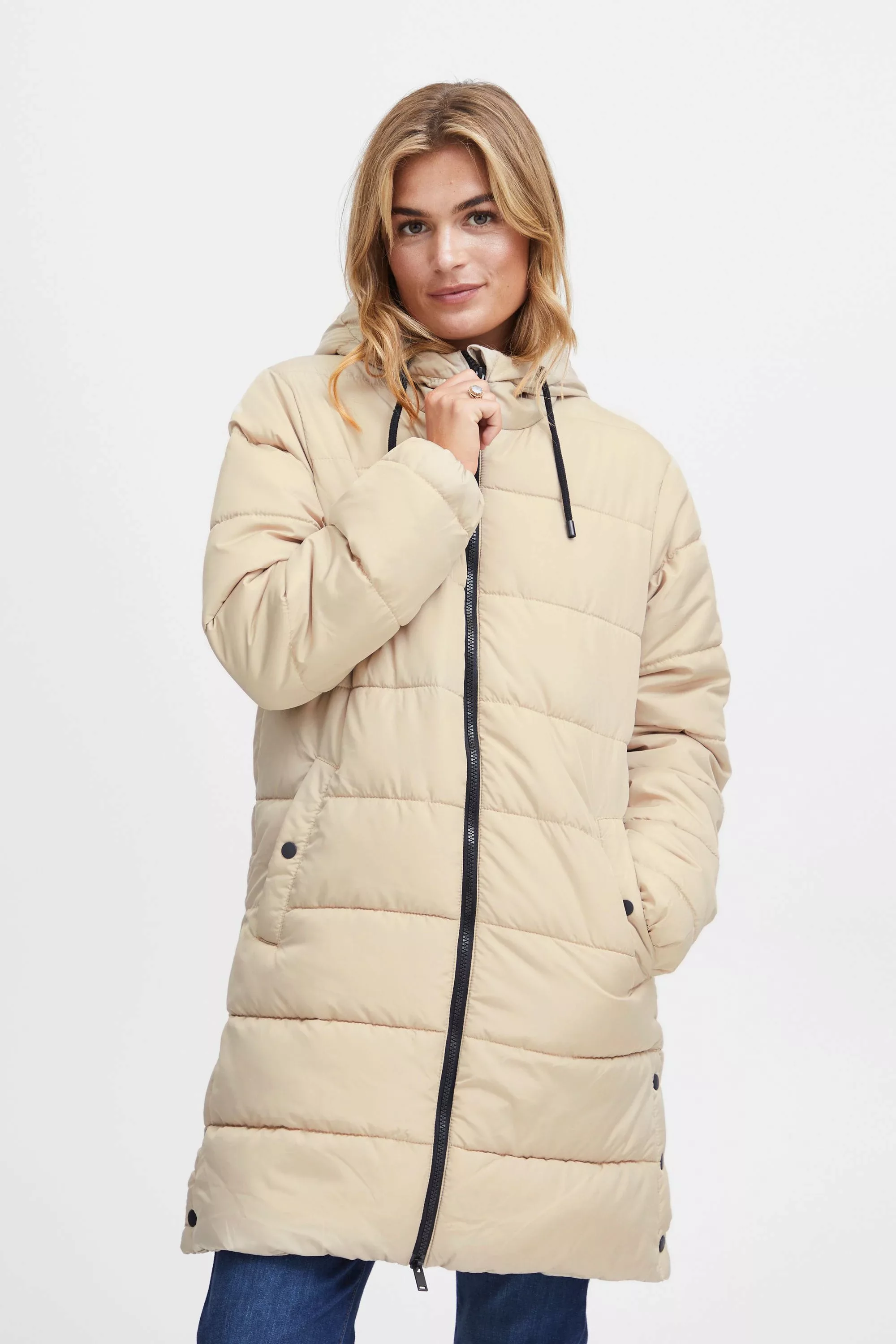 fransa Steppjacke "Steppjacke FRMabelle", mit Kapuze günstig online kaufen