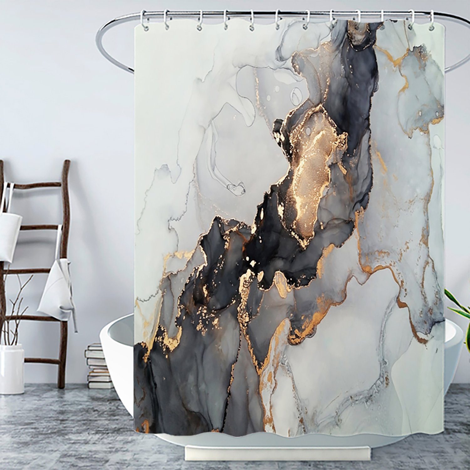 BYSURE Duschvorhang Breite 180 cm, Digitaldruck günstig online kaufen