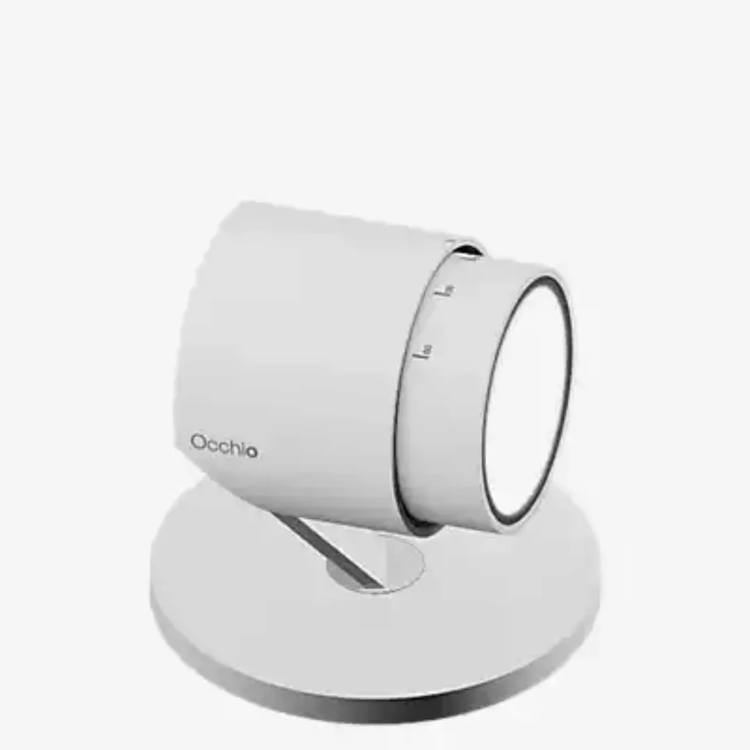 Occhio Lui Basso Zoom Tischleuchte LED, Kopf weiß matt/Body weiß matt/Fuß w günstig online kaufen