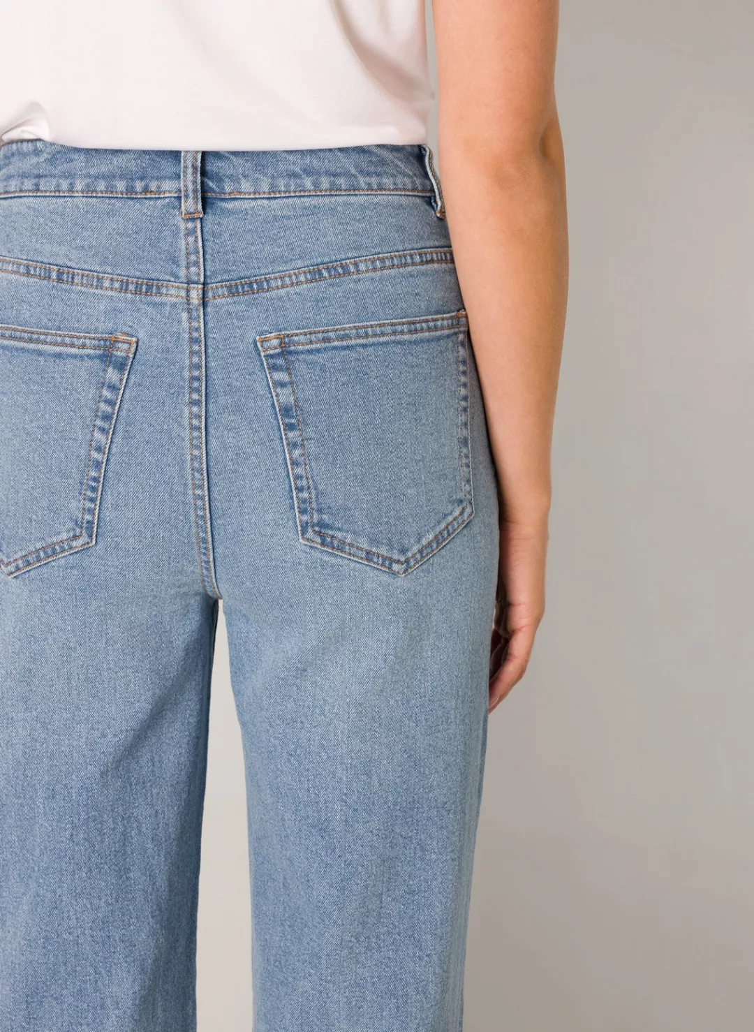 Base Level Weite Jeans "Amy", mit Waschung günstig online kaufen