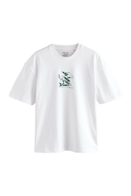 Next T-Shirt Offizielles Künstler T-Shirt im Relaxed Fit (1-tlg) günstig online kaufen