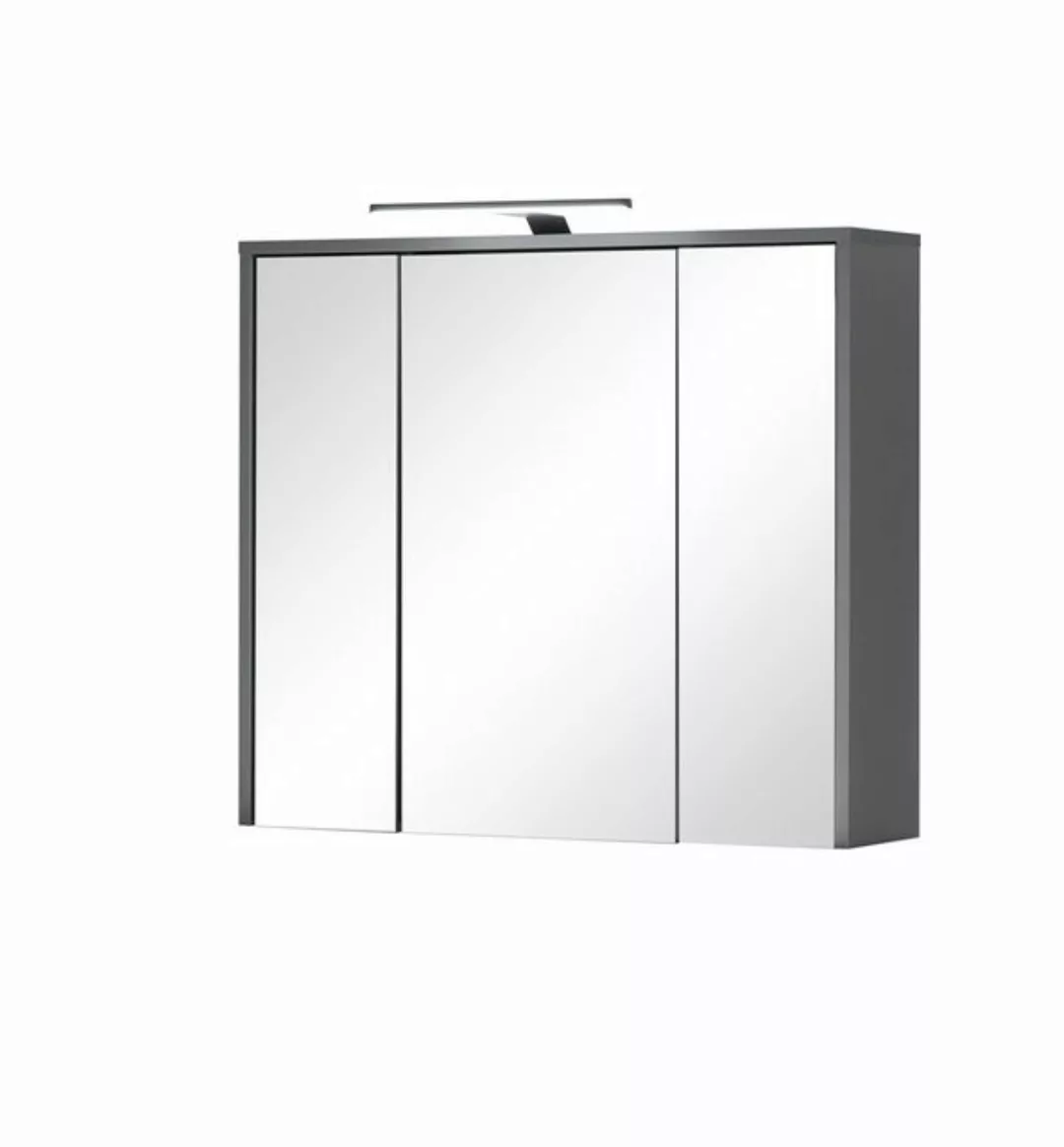 PREISBRECHER Badezimmerspiegelschrank Leone 80 x 70 x 20 cm (B/H/T) günstig online kaufen