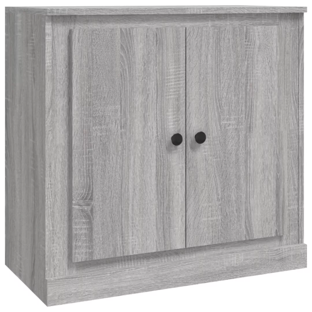 Vidaxl Sideboard Grau Sonoma 70x35,5x67,5 Cm Holzwerkstoff günstig online kaufen