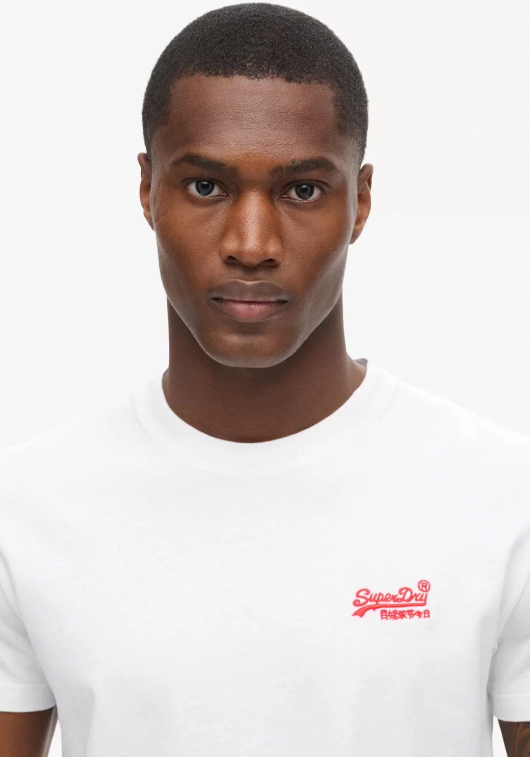 Superdry Rundhalsshirt "ESSENTIAL LOGO EMB TEE" günstig online kaufen
