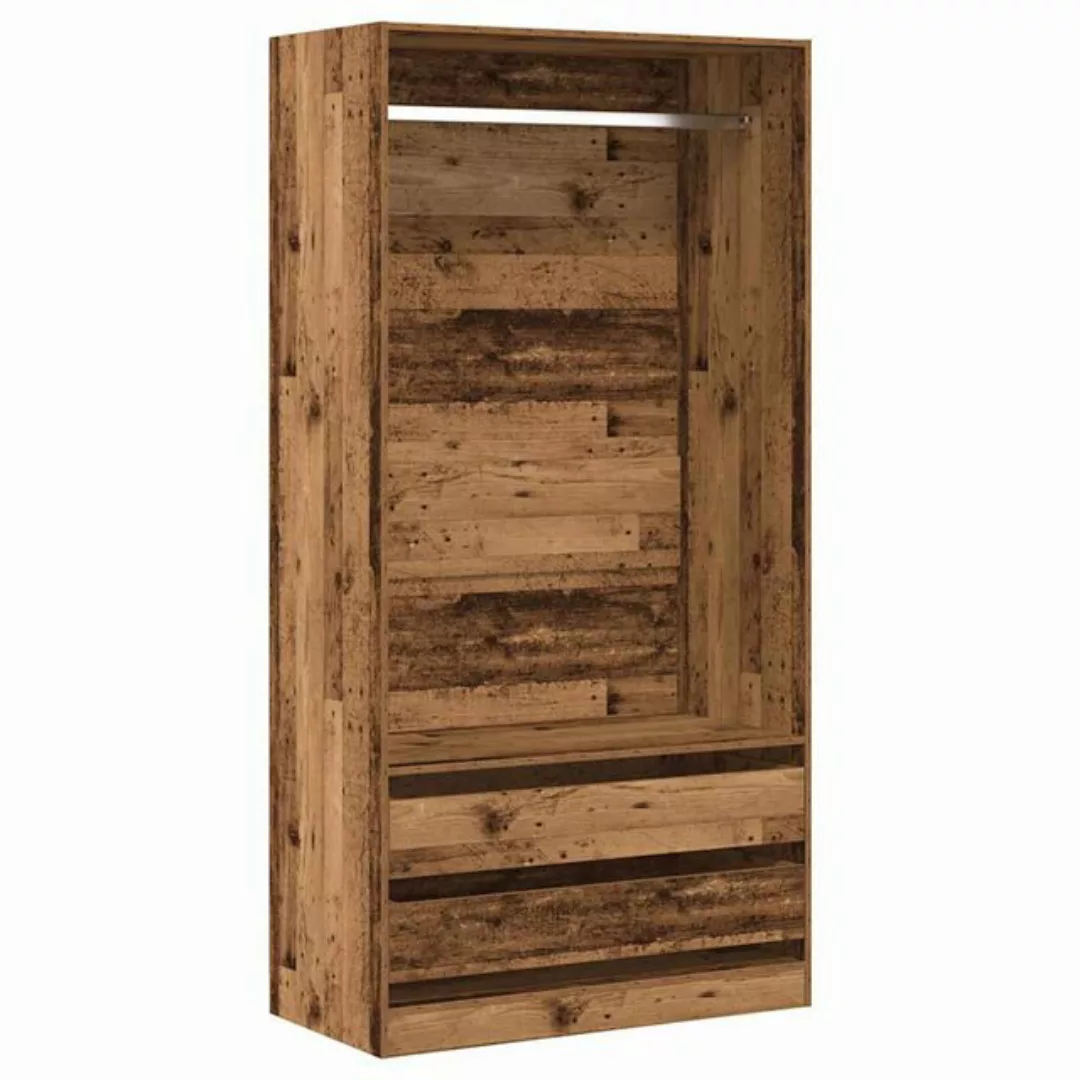 vidaXL Kleiderschrank Kleiderschrank Altholz-Optik 100x50x200 cm Holzwerkst günstig online kaufen