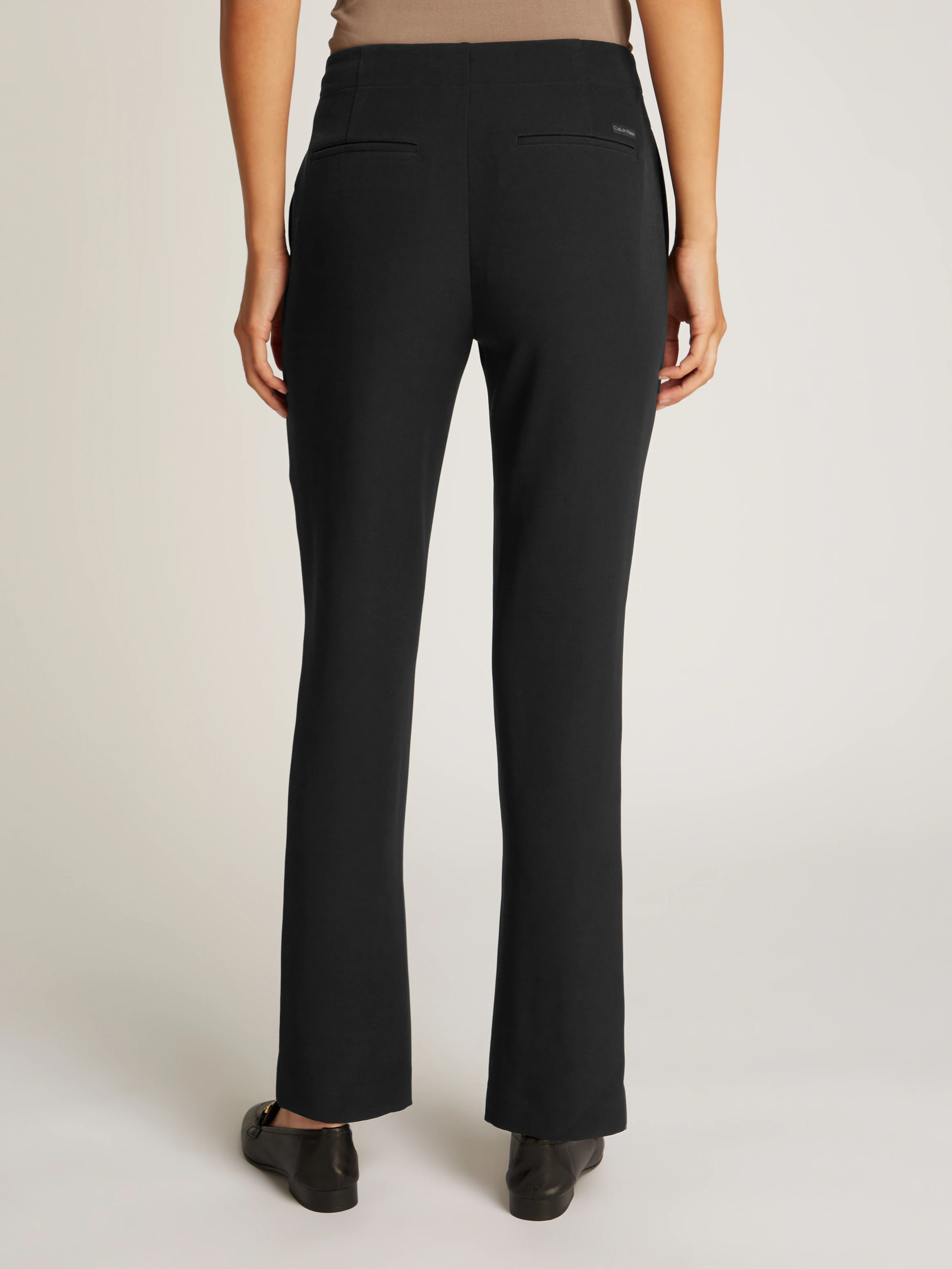 Calvin Klein Jeans Bootcuthose SPLIT HEM SLIM LEG PANT Gesäßtaschen, Logodr günstig online kaufen