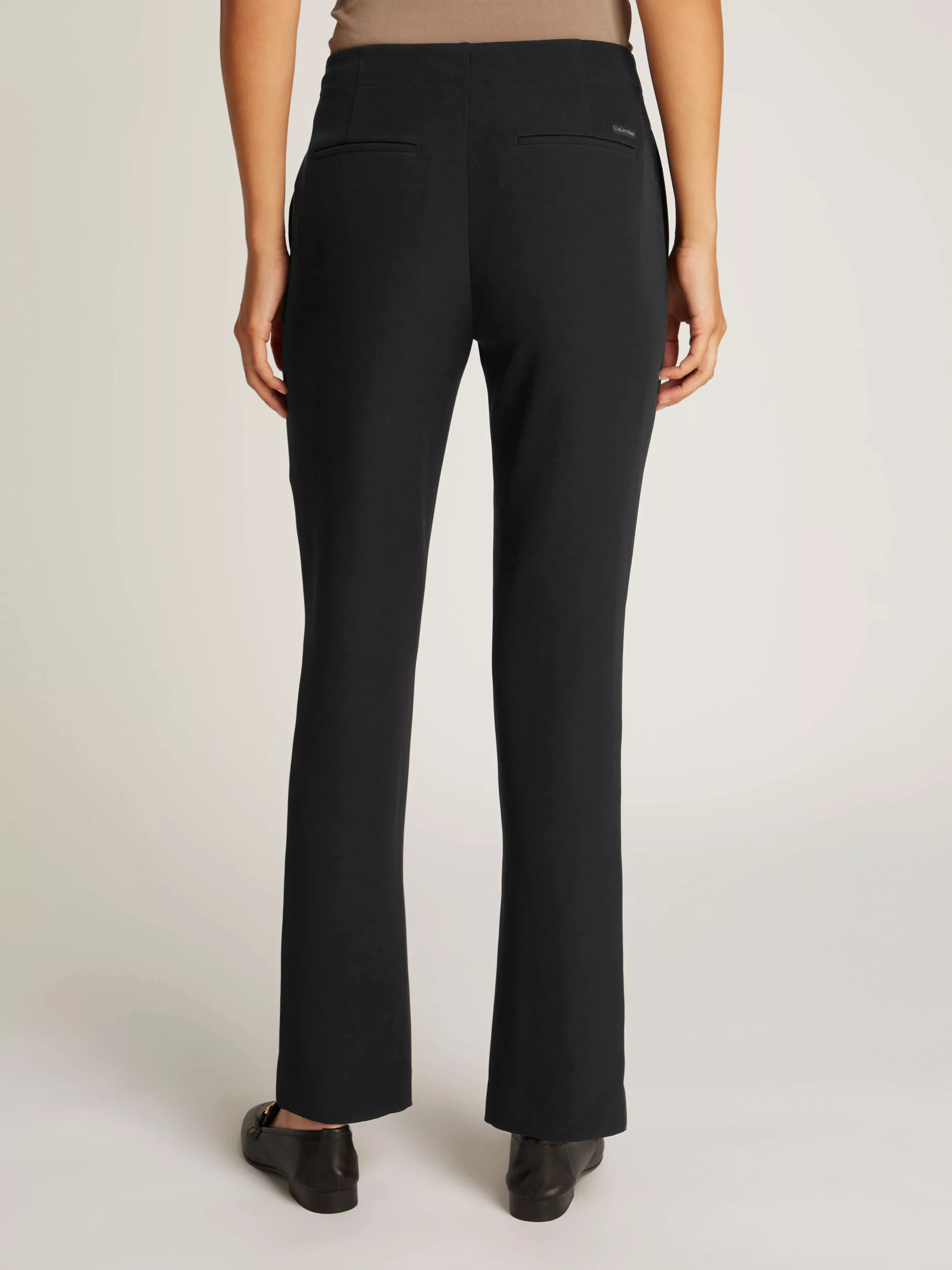 Calvin Klein Jeans Bootcuthose SPLIT HEM SLIM LEG PANT Gesäßtaschen, Logodr günstig online kaufen