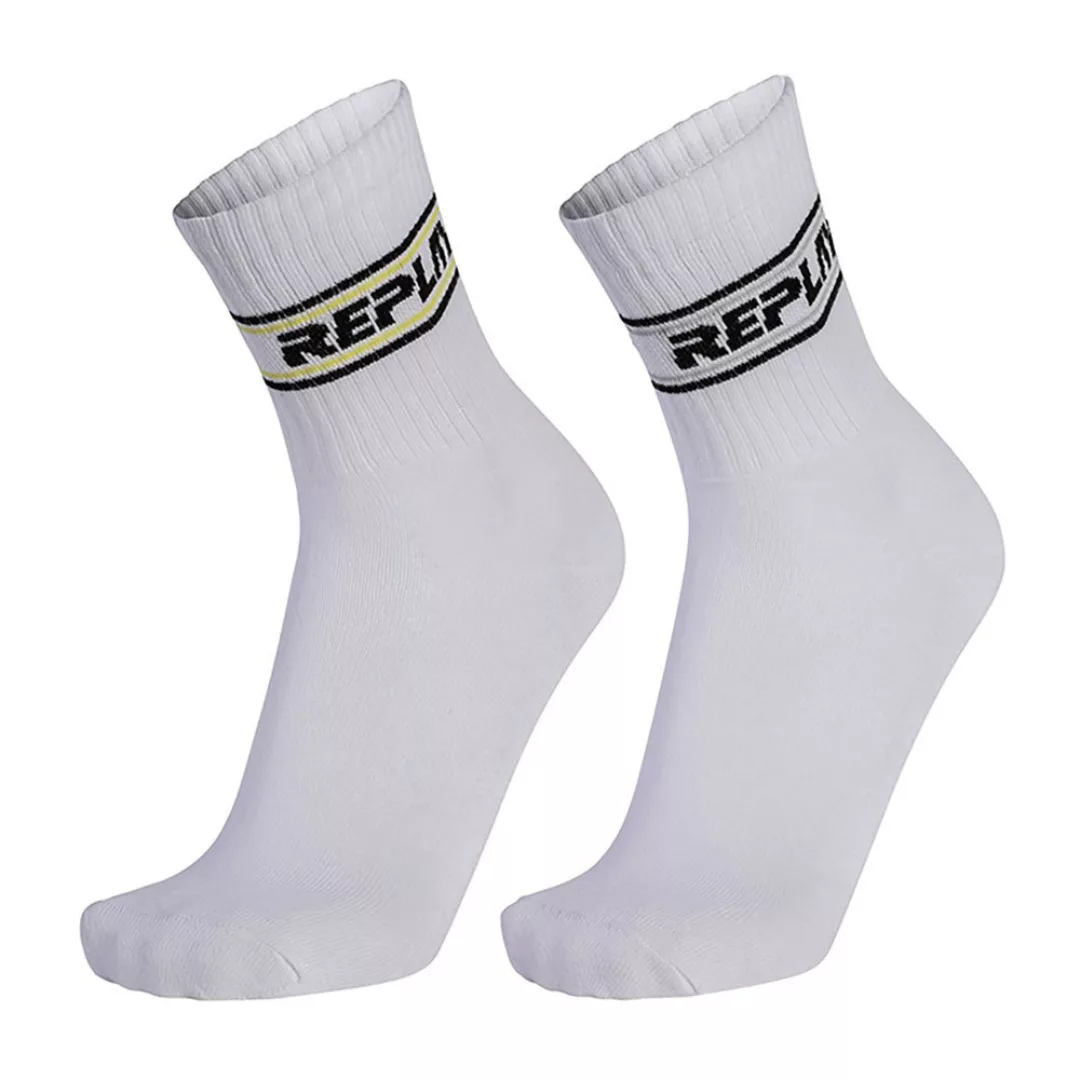 Replay Short Tennis Short Socks 2 Pairs EU 43-46 White / White günstig online kaufen
