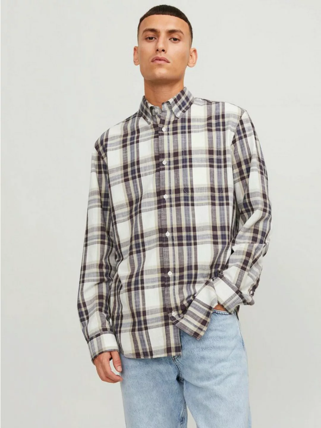 Jack & Jones Langarmhemd Blubrook (1-tlg) günstig online kaufen