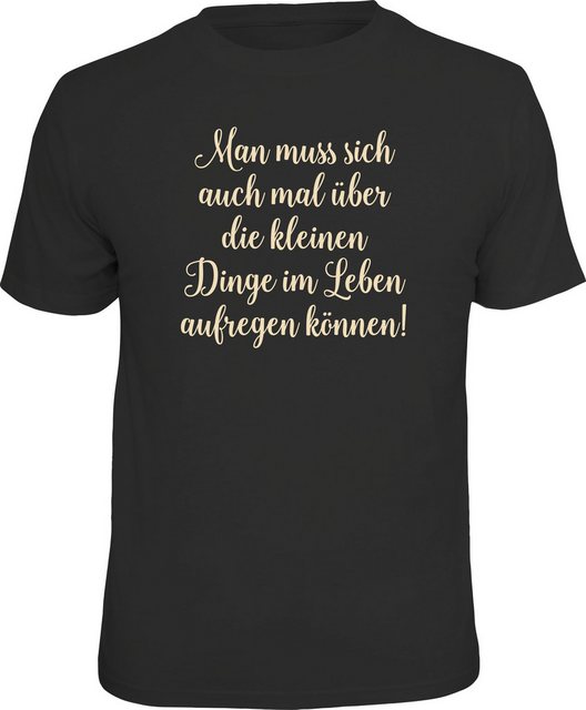 RAHMENLOS® T-Shirt ... über die kleinen Dinge im Leben aufregen können günstig online kaufen