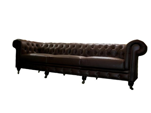 Xlmoebel Sofa XXL Großes Chesterfield Big Sofa 275cm 5-Sitzer Polstercouch günstig online kaufen