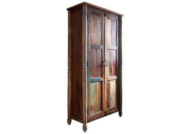 Massivmoebel24 Dreh-/Schwebetürenschrank (Schrank Altholz 90x38x175 mehrfar günstig online kaufen