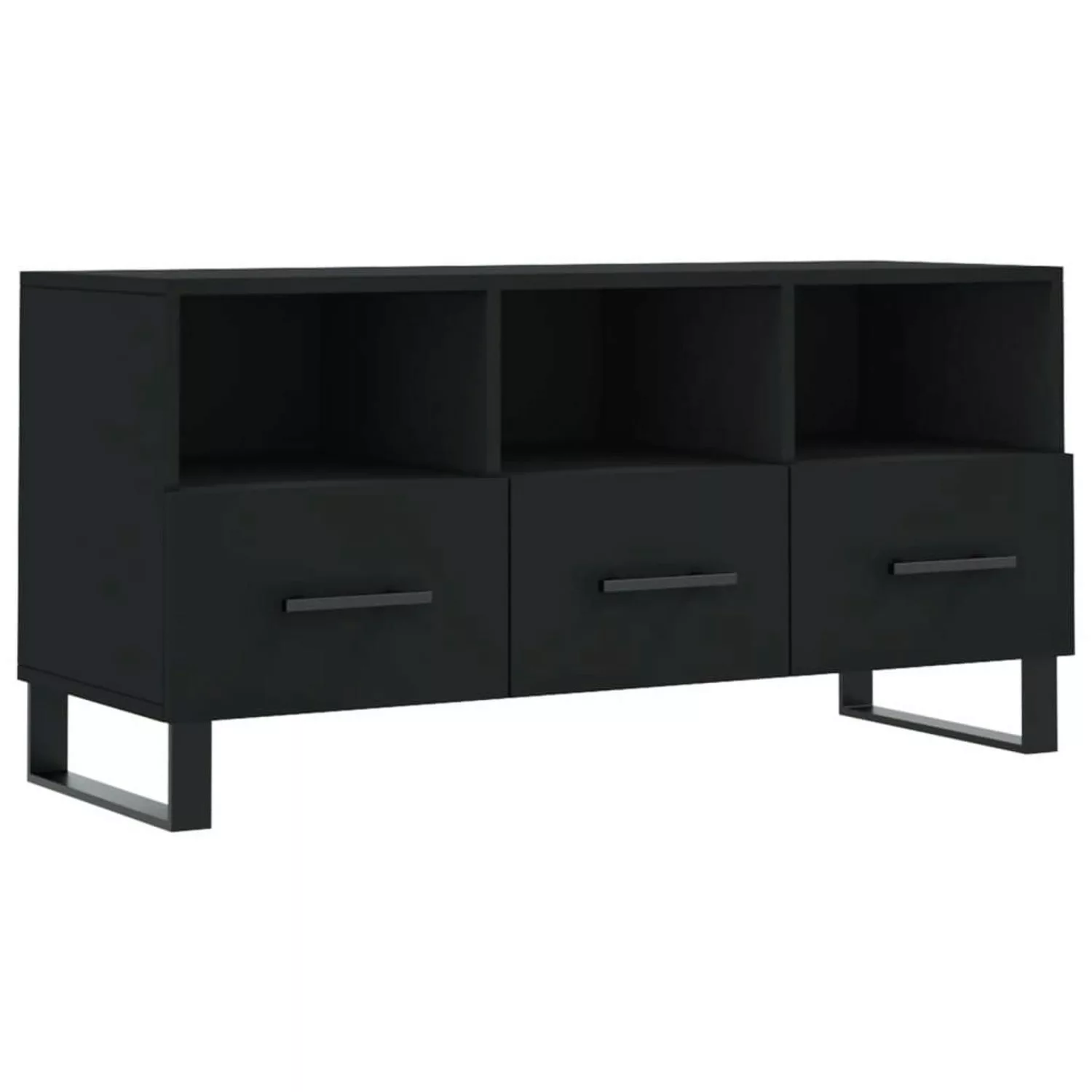 VidaXL TV-Schrank Schwarz 102x36x50 cm Holzwerkstoff  Modell 3 günstig online kaufen