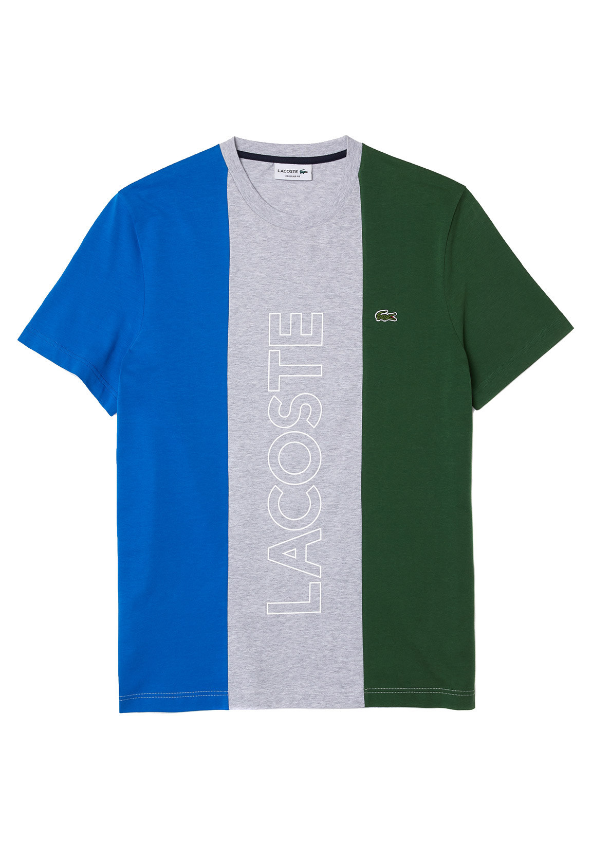 Lacoste Herren T-Shirt TEE TH1203 HKB Heidekraut Grau Blau Grün günstig online kaufen