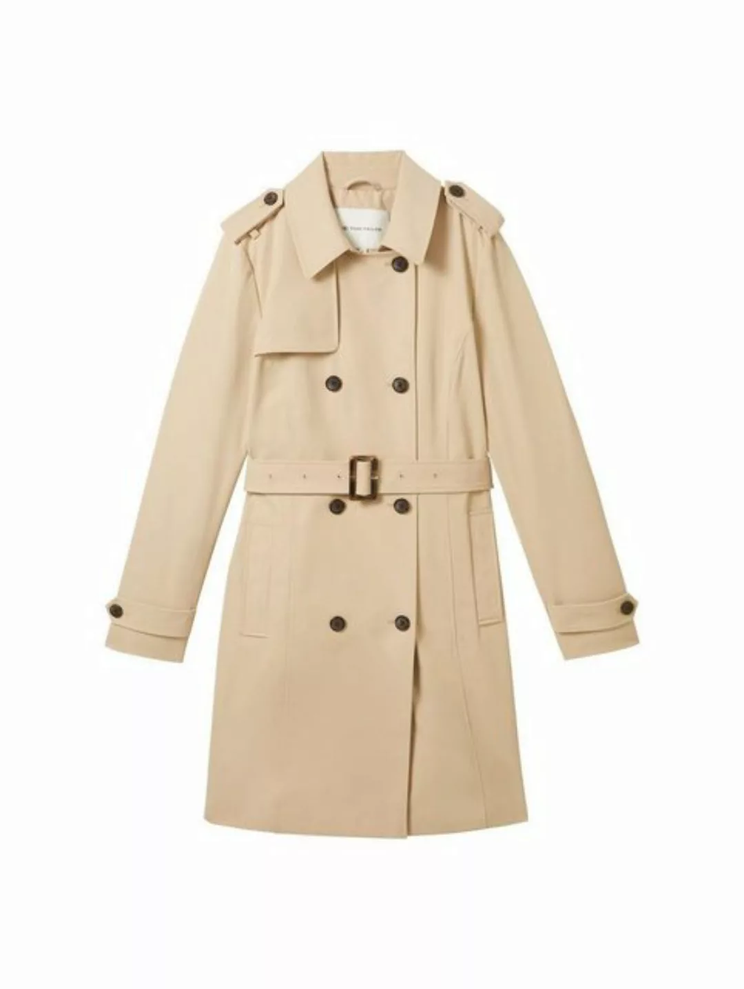 TOM TAILOR Outdoorjacke summer trenchcoat, Sandy Beige günstig online kaufen