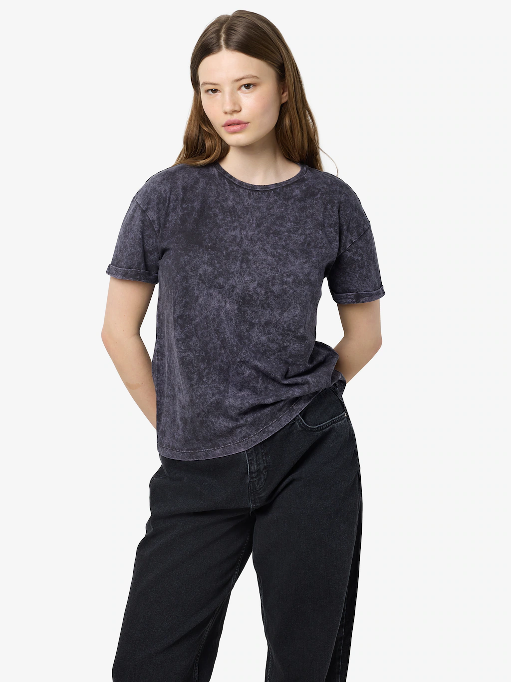Noisy may Kurzarmshirt "NMBRANDY WASHED S/S TOP JRS NOOS" günstig online kaufen