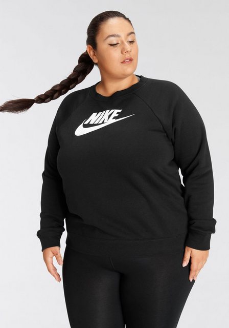 Nike Sportswear Sweatshirt "ESSENTIAL WOMENS FLEECE CREW (PLUS SIZE)" günstig online kaufen