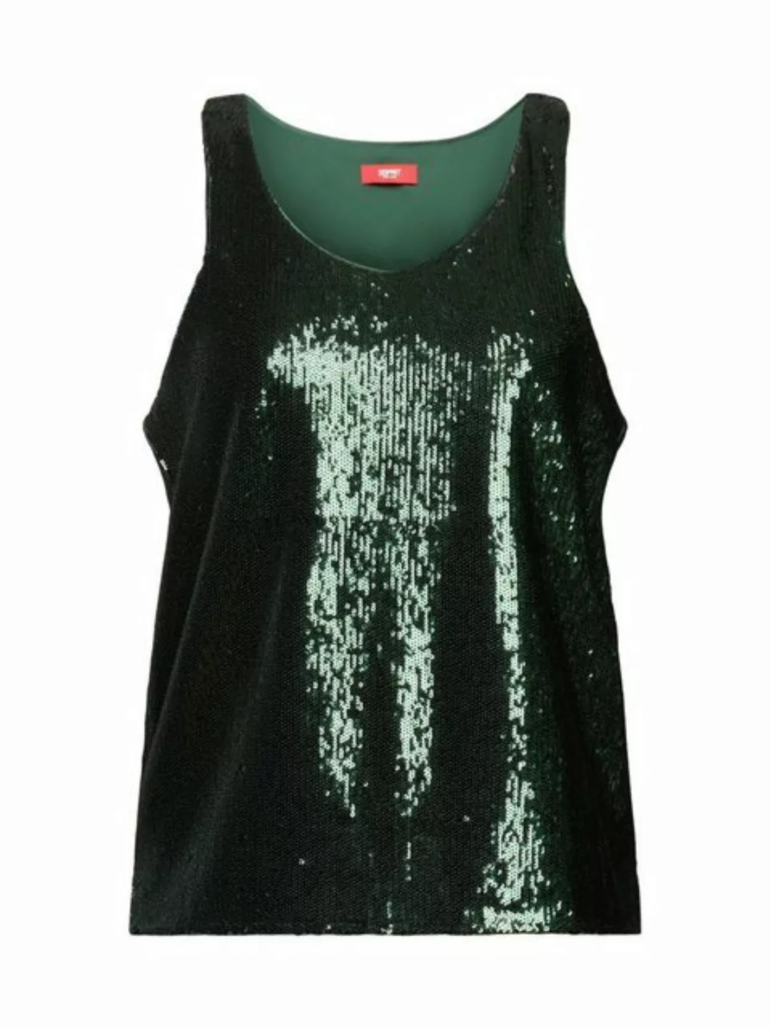 Esprit T-Shirt Tanktop mit Pailletten (1-tlg) günstig online kaufen