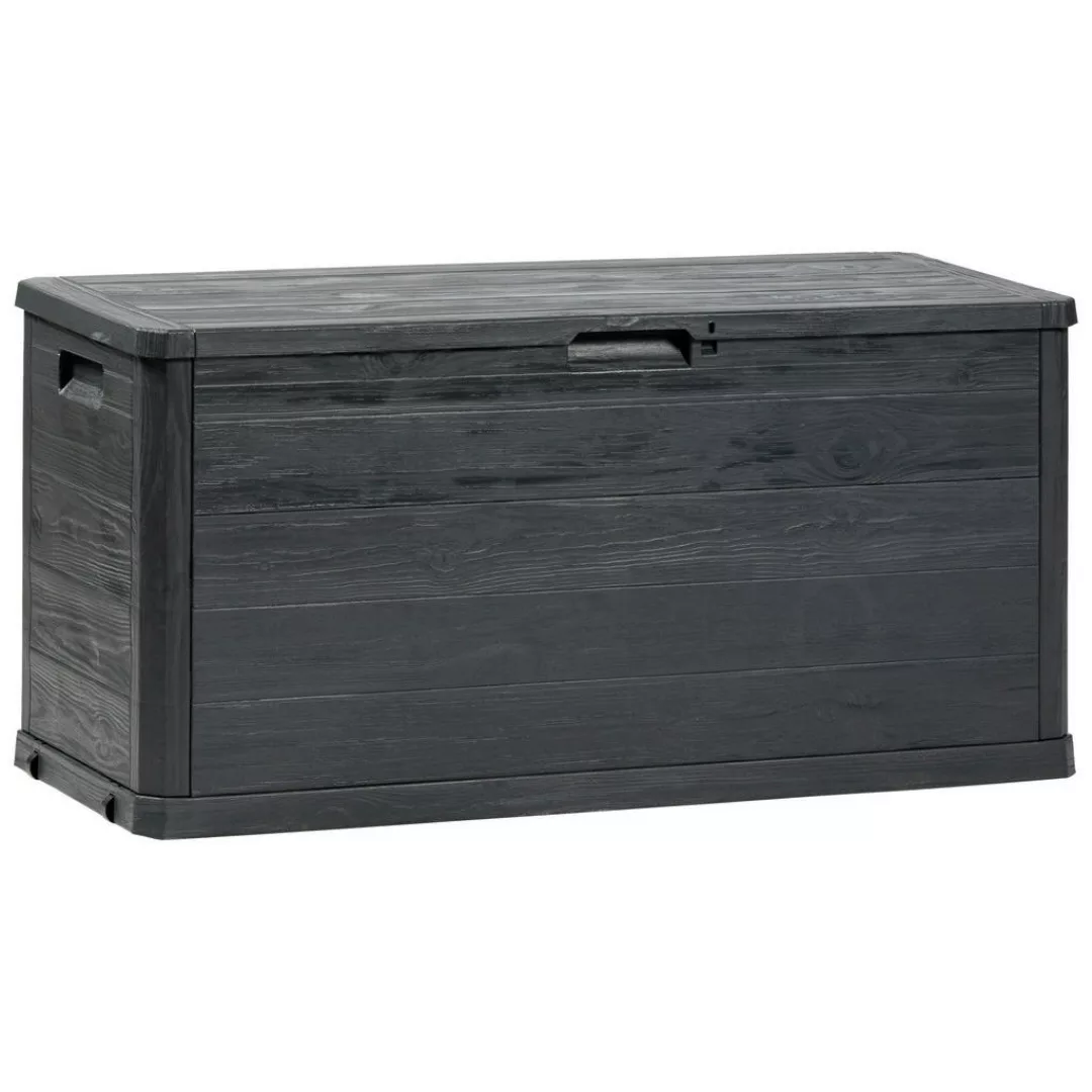 Toomax Aufbewahrungsbox Woodys 280 anthrazit Kunststoff B/H/T: ca. 117x56x4 günstig online kaufen