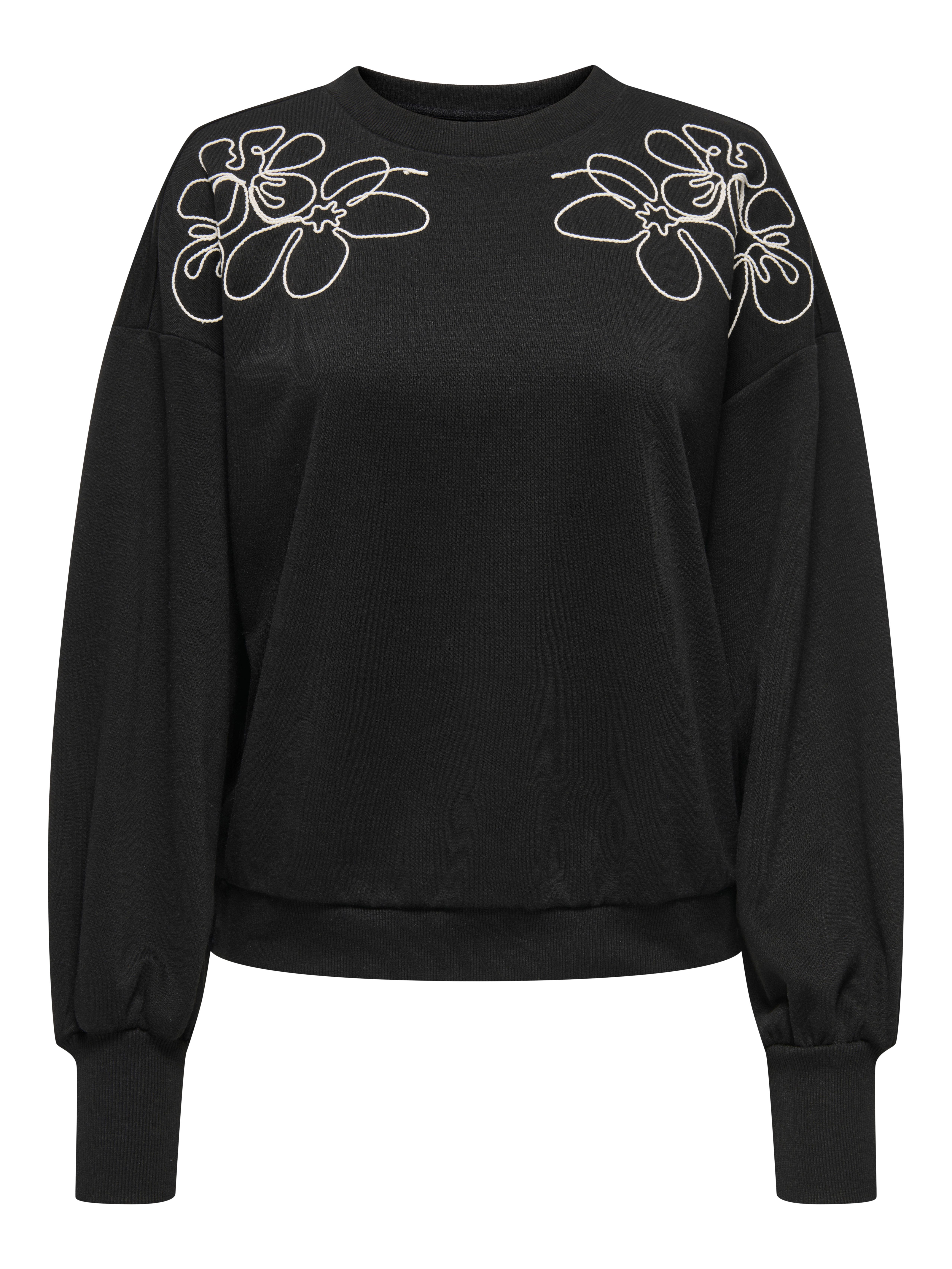 ONLY Sweatshirt ONLBROOKE L/S O-NECK DETAIL günstig online kaufen