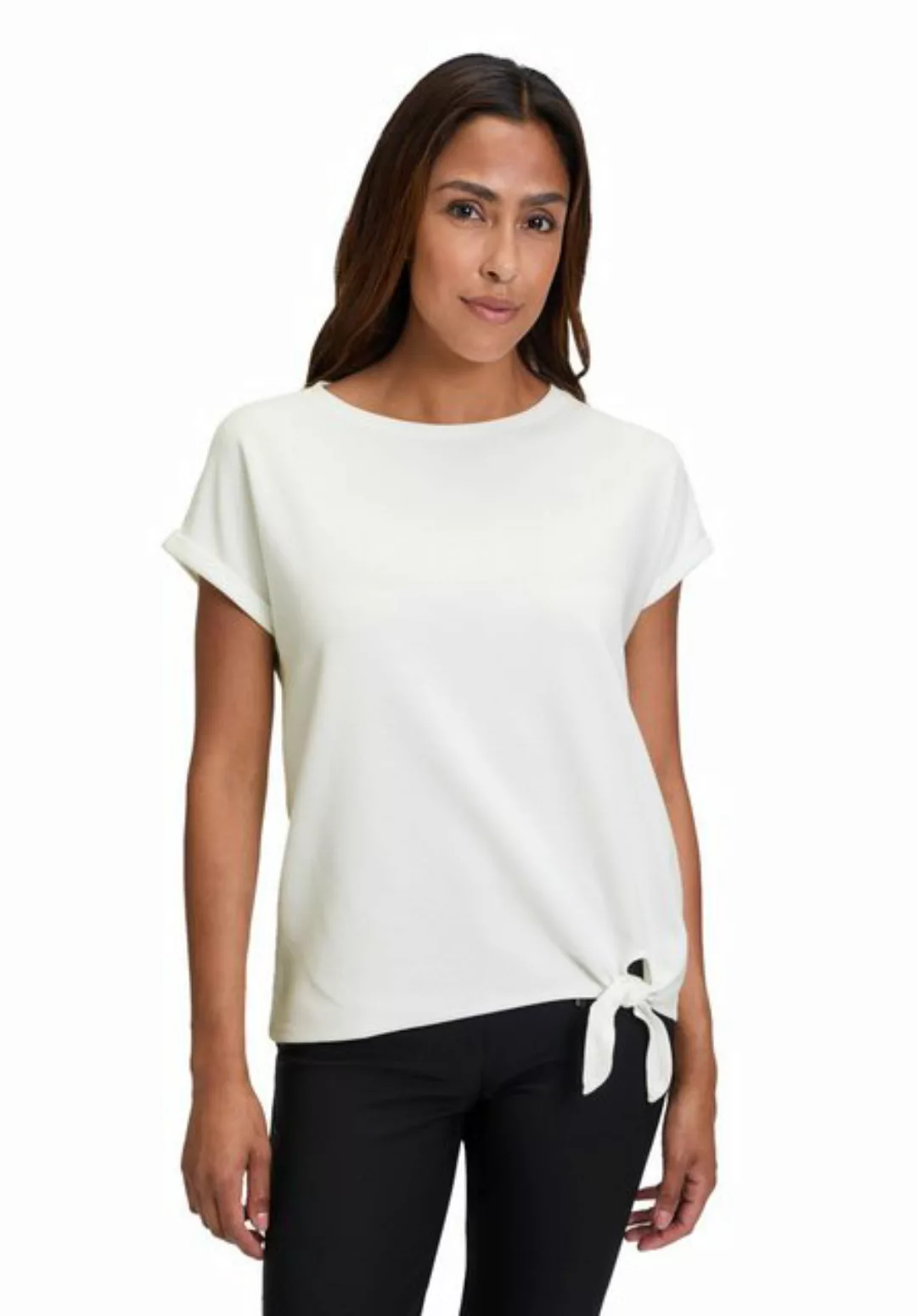 Betty Barclay Kurzarmshirt Betty Barclay Halbarm-Shirt mit Schleifenknoten günstig online kaufen