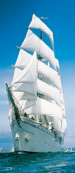 Komar Fototapete »Fototapete - Sailing Boat - Größe 86 x 220 cm«, bedruckt günstig online kaufen