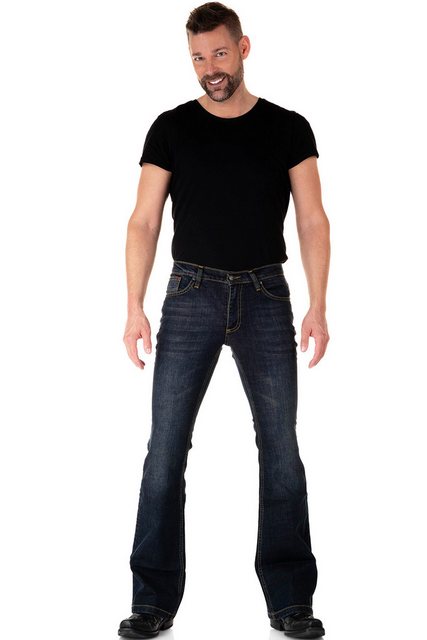 Comycom Bootcut-Jeans Herren Bootcut Jeans »ROOTS« günstig online kaufen