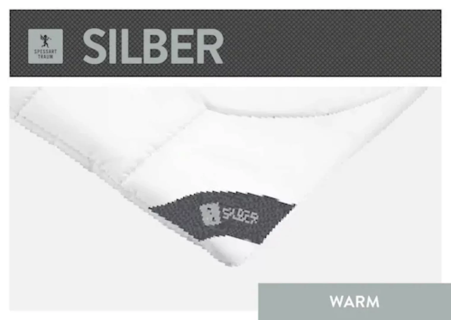 SPESSARTTRAUM Baumwollbettdecke »Silber«, extrawarm, (1 St.), hergestellt i günstig online kaufen
