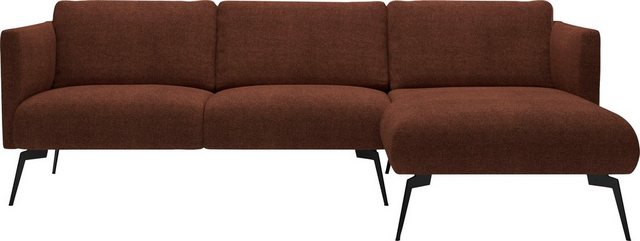 andas Ecksofa "Horna, L-Form,", mit schwarzen Metallbeinen günstig online kaufen