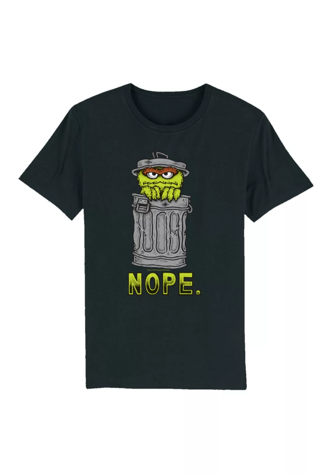 F4NT4STIC T-Shirt "Sesamstraße Oscar Nope", Premium Qualität günstig online kaufen