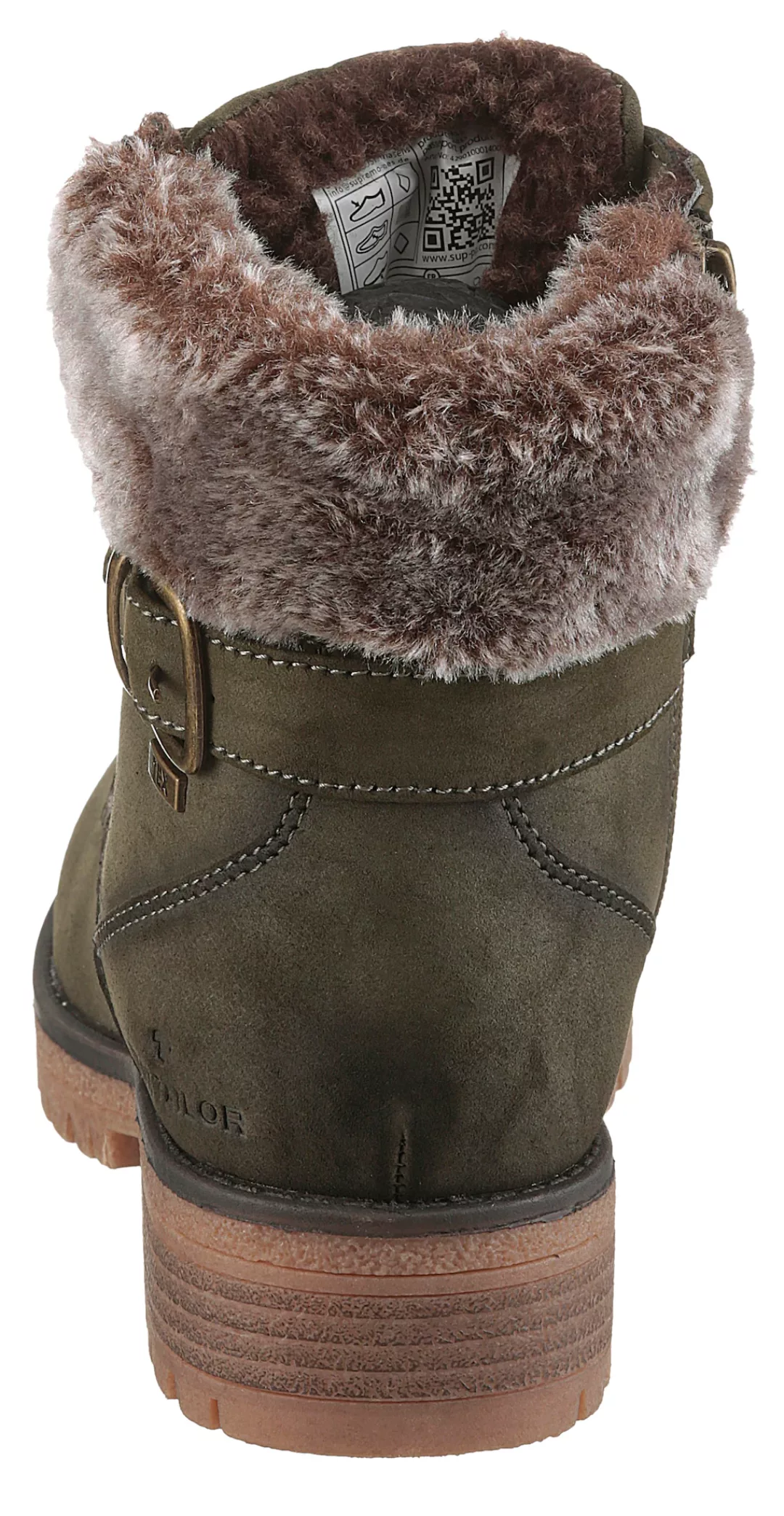 TOM TAILOR Winterboots, Blockabsatz, Schnürboots, Winterstiefelette, modisc günstig online kaufen