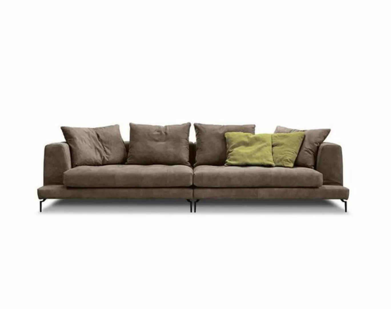 JVmoebel 4-Sitzer Sofa 4 Sitz Sofas Luxus Polster Ledersofa Luxus Couch Led günstig online kaufen