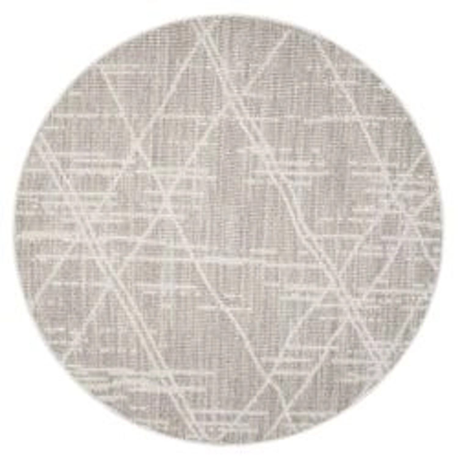 payé Teppich Klassiko 62 Fransen Rund 160x160 cm Beige günstig online kaufen