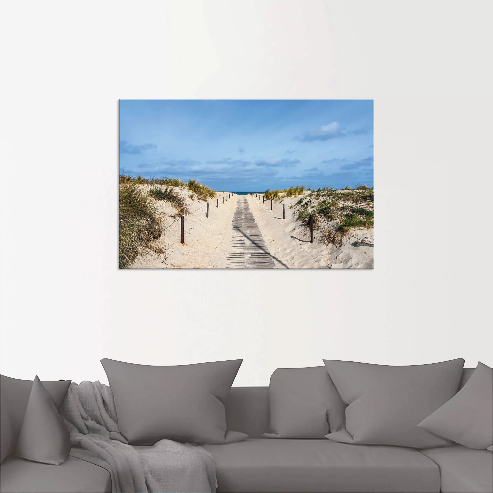 Artland Wandbild "Strandaufgang an Küste der Ostsee", Strandbilder, (1 St.) günstig online kaufen