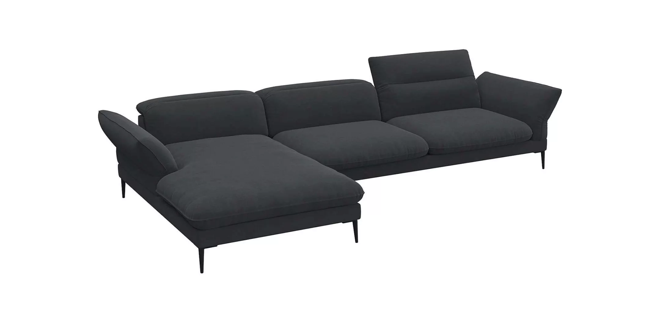 FLEXLUX Ecksofa »Salino, Funktionssofa mit Recamiere, Relaxsofa, Ecksofa«, günstig online kaufen