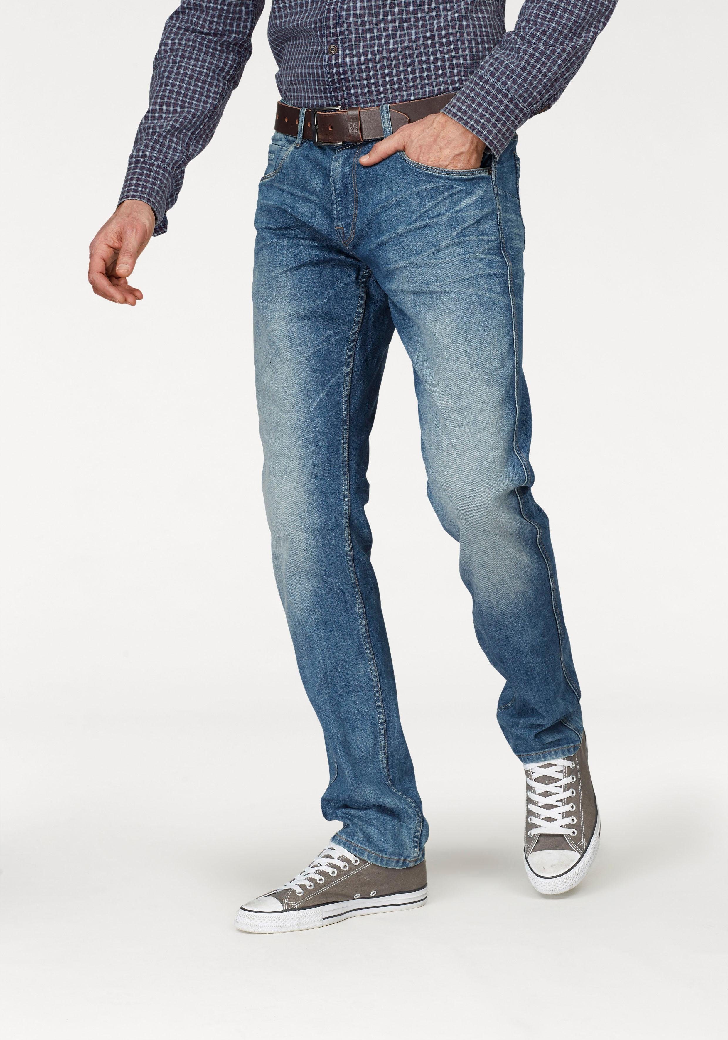 PME Legend Herren Jeans NIGHTFLIGHT - Low Waist - Regular Fit - Blau Grau günstig online kaufen