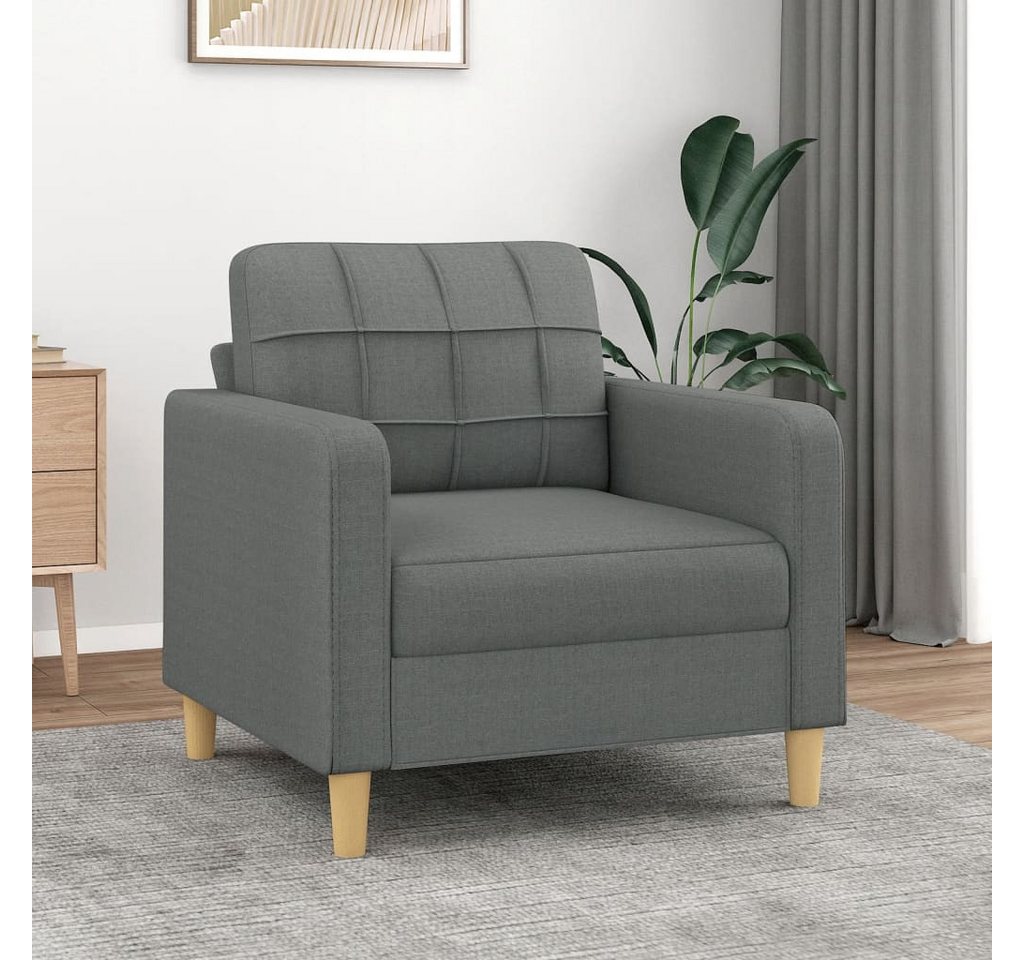 vidaXL Sofa Sofasessel Couch Dunkelgrau 60 cm Stoff günstig online kaufen