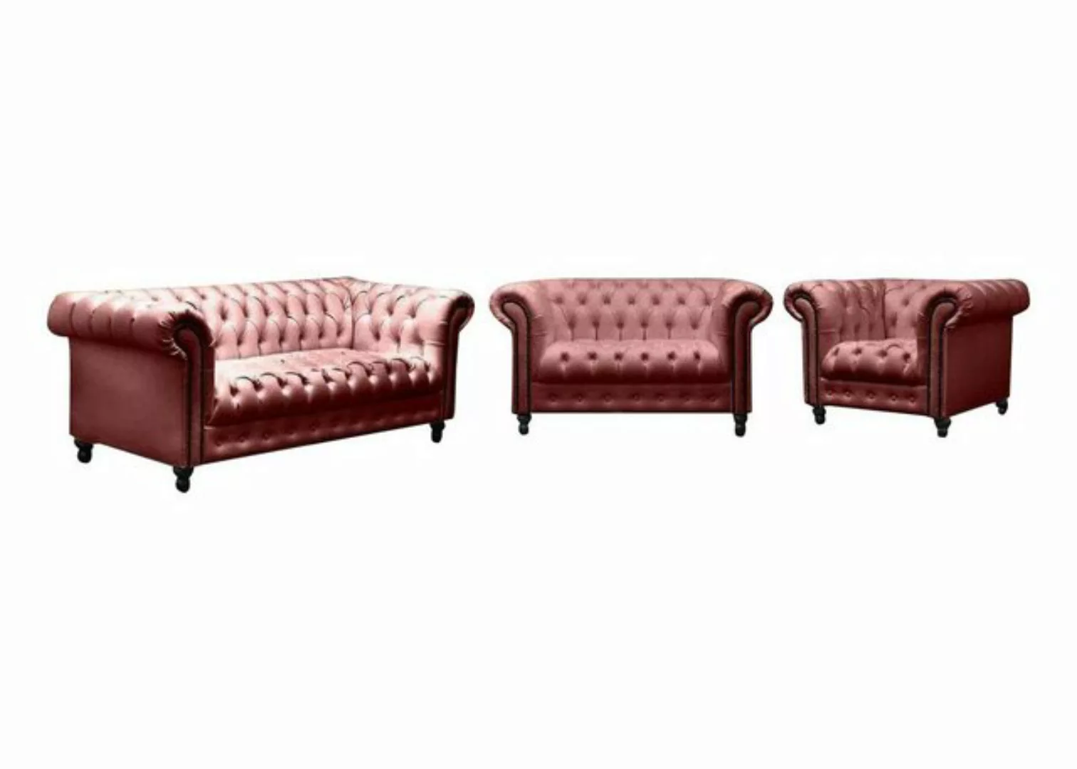 Xlmoebel Sofa Chesterfield Sofagarnitur 3-2-1 Sitzer Design Wohnzimmer, Her günstig online kaufen